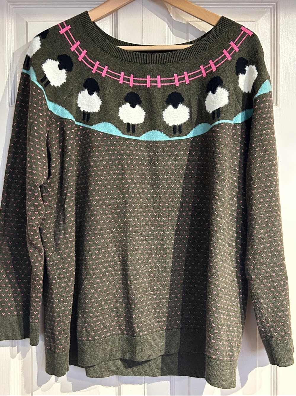Talbot's PLUS Sheep Pullover Sweater - Picture 3 of 6